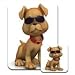 Produktbild Mauspad Hund mit Sonnenbrille Cool & Untersetzer