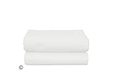 Cot Bed Pillow Case 100% Cotton White