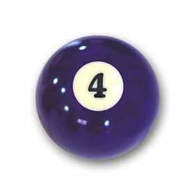 Billardkugel Nr.4 Pool-Ball \