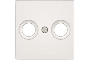 Bjc - 23330 tapa toma tv 2 conectores viva blanca Ref. 6533010160