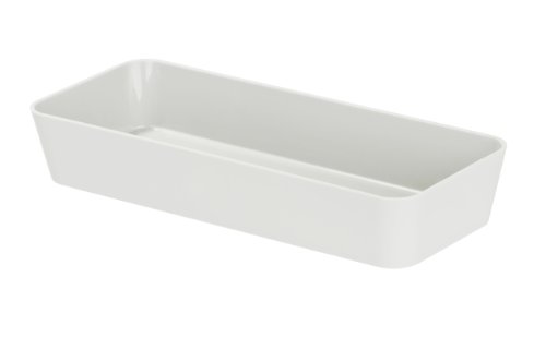 WENKO 20914100 Ablage Gom White, Kunststoff – Polystyrol, 24 x 4 x 10 cm, Weiß - 2