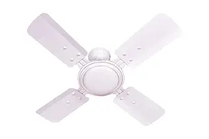DEE CEE Ceiling Fan Anti Dust 600 MM HIGH Speed (100% Aluminum,) Ceiling Fan - 850 RPM - 18 Months Warranty (Pack of 1) (White)