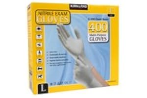2020MOBILITY Kirkland Signature Large Nitrile Exam Gloves, Latex Free, 2 x 200 Gloves