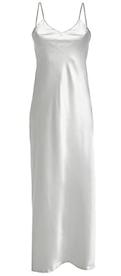 DKaren - Chemise de nuit longue Iga - satin - Femme - Medium (10 UK) - Écru clair