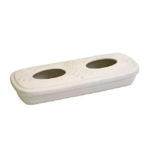 1 Stück Kamino Trend (820394) Stand-Heizungsverdunster, Heizkörperverdunster, Luftbefeuchter, Aufstellverdunster, weiß, oval, Maße: 14 x 30 x 5 cm