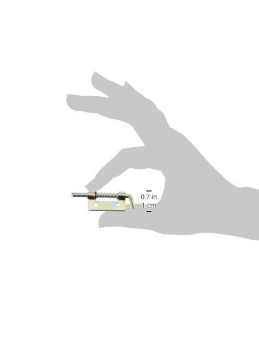 5 x Gesperrt Spring Loaded Metall Barrel Bolt Latch 6 cm Länge Gold Ton - 2