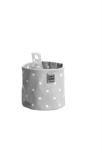 Farg Form Round Storage with Spots (Small, Grey)