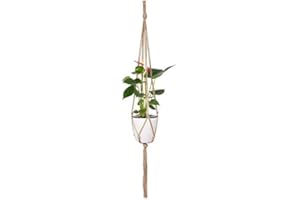 LTY STORES lty Macrame Plant Hanger Holder Indoor Outdoor Hanging Planter Basket Rope Pot Holder Jute Rope House