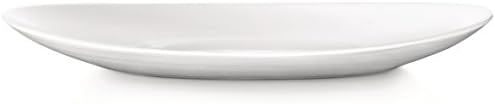 Oval Shaped Prometeo Oversized Serving/Steak Platters in Brilliant White (2 Pieces)