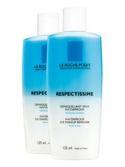 La Roche-Posay Respectissime Waterproof Eye Makeup Remover 2 x 125ml