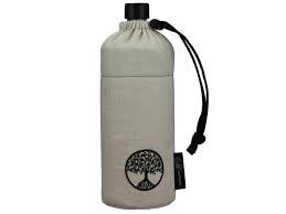 Emil Flasche Bio-Streifen (0,6 Liter) Trinkflasche - Alles von Emil die Flasche aus Glas, 100% dicht & spülmaschinenfest, die BPA freie Getränkeflasche