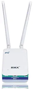 Kathariya's RMX Jio Router WiFi 4G Dongle Device, Support All sim Cards, Speed Upto 150Mbps, Support DVR, NVR, WiFi Camera (Airtel, Vodafone, Jio) (4G Router)