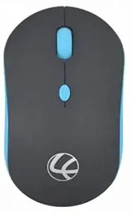 LAPCARE Safari 2.4G || 1600 DPI Compact Wireless Optical Mouse with Fast Scroll || Effective Range 10 m (Black)