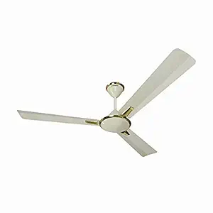 Crompton Aura 48-inch 74-Watt Decorative High Speed Ceiling Fan (Ivory)