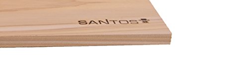 Räucherbrett XXL 2 Stück aus Zedernholz, Western Red Cedar – Rauch Smoken auf Gasgrill Kohlegrill – 40cm x 17,5cm x 1,4cm – Mehrfache Verwendbarkeit - 3