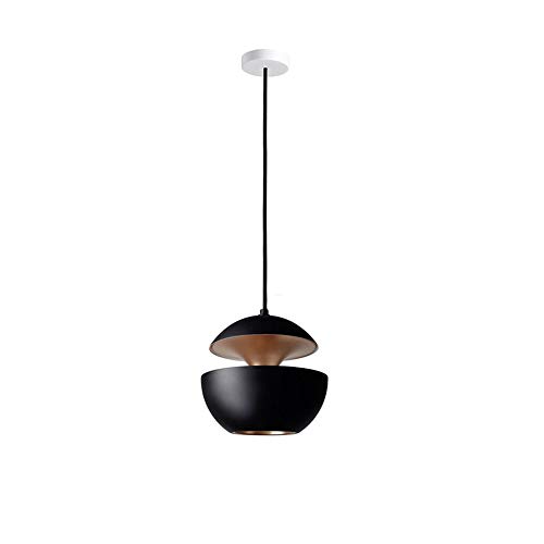 Preisvergleich Produktbild GUANCY LED-Hängeleuchte Wohnzimmer Hängeleuchte Schlafzimmer Kronleuchter Kinder Deckenleuchte Modernes Apfellicht Aus Aluminium Deckenleuchte Schwarz Und Weiß 25Cm,B:25 * 24CM