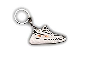 Preisvergleich Produktbild ProProCo Sneaker Schlüsselanhänger Stripes Superstar Schlüsselanhänger Superstar Schuh anhänger Fashion für Sneakerheads,Hype-Beasts und alle Adi Yeez Supreme Palace Superstar Classic (Zebra)