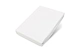Kinder Jersey Spannbettlaken Weiß Öko-Tex Standard 100 Hautfreundlicher Bettbezug 100% Baumwolle mit Rundum-Gummizug für 60×120 70×140 Bett-tuch 125g/m2 - 9