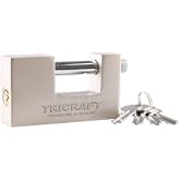 TRICRAFT Kayar Milli Yassı Asma Kilit, 70 mm, &Ccedil;elik