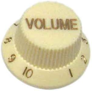 Pot Potentiometer Volume Knob for All Electric Guitar – Vintage White Strat Style