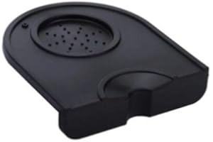 ‎NEOUZA NEOUZA Mata do ubijania kawy do espresso, podkładka do manipulacji, podkładka pod ciśnienie, wielokolorowa (mała, czarna)