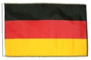 FLAGGENFRITZE Fahne Flagge Deutschland 30 x45 cm