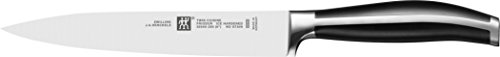 Zwilling Twin Cuisine Fleischmesser, 200 mm (Rostfreier Spezialstahl, Zwilling Sonderschmelze, querliegender Vollerl, Kunststoff-Schalen) schwarz