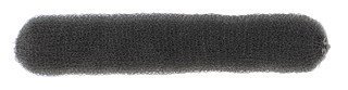 Professional Hair Bun Roll with Poppered Ends 18cm - BLACK