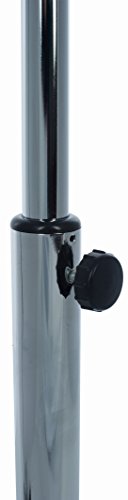 Stand Retro Ventilator Mia 45 cm Edelstahl-Optik Höhe Windmaschine Standventilator Venti - 3