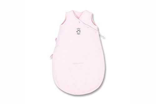 Baby Boum Lightweight Sleep Sack with Adorable 3D Metallic Spacette AppliquÚ Spaceman Collection (Frosting Pink, 0 - 3 Months)