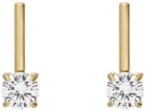 Fossil Ellis JF04897710 - Orecchini da donna in acciaio inox dorato