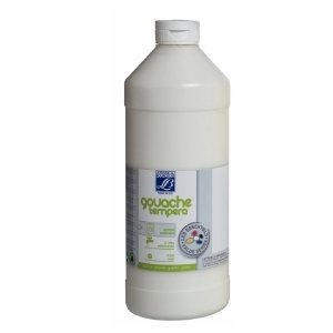 Lefranc Bourgeois - 188524 - Gouache Liquide Les Essentiels Education - 1L - Blanc