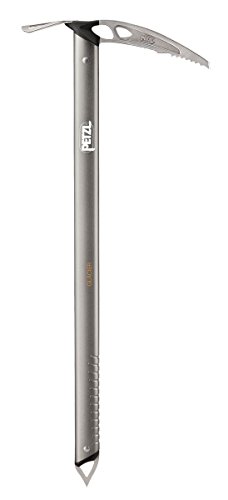 Petzl Eispickel Glacier - Piolet de Escalada, Color Gris, Talla 68 cm