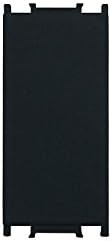Set of 2 Blind Panel Set of 2 Black TM21SB U Tem Module Panel 1 m Cap PD12 Insert 3200 9823