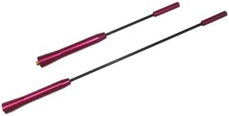 Red Car Aerial Antenna Mast - Adjustable lengths