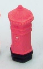 Harburn Hamlet SS348 Pillar box 'VR' -hexagonal
