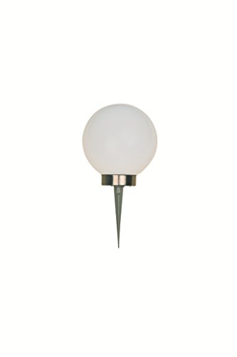 3 x LED Solarleuchte Gartenleuchte Kugelleuchte MARA mit Erdspieß Bodenleuchte Dekoration wahlweise umschaltbar zwischen LED kaltweiß und farbwechselnd (Durchmesser 20cm) - 4