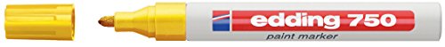 Edding 750 Marqueur Peinture Largeur de trait : 2-4 mm Jaune