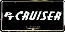 CHRYSLER PT CRUISER LICENSE TAG by pt cruiser