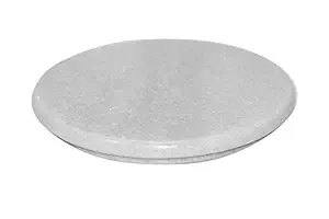 Krishna Product Marble Chakla/Marble Roti Maker/Marble Rolling Board,Large Size 9 Inch (White)