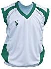 Funky Sleeveless Junior Cricket Jumper (Green) - Youths