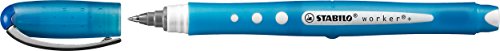 Stabilo worker colorful, Tintenroller,medium, 10er Pack, blau