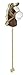 Produktbild Close Up Hobby Horse Steckenpferd Spirit mit Laufrollen, braun, ca. 96 cm
