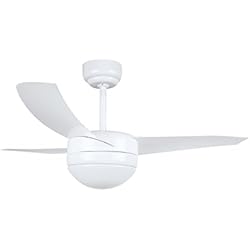 Orbegozo CP 88105 – Ventilador de techo con mando a distancia y luz, 3 palas, 105 cm de diámetro, potencia de 70 W y 3 velocidades