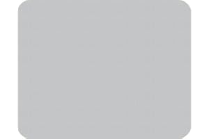 PEARL GLASS Medium Glass Worktop Saver - Silver - 40 x 30cm