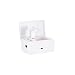 Produktbild CLCYL Bluetooth Sport, drahtloses V5.0 Bluetooth Headset 3D Stereo Anti-Sweat 1200 MAh 30H Wiedergabezeit Rauschunterdrückung Mikrofon Sicher für Bluetooth-Geräte,White