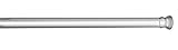 Wenko 19208100 Teleskop-Duschstange Chrom - Ø 2 x 110-185 cm, Aluminium, weiß