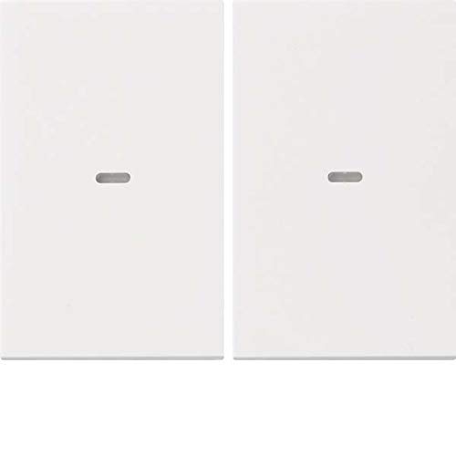Preisvergleich Produktbild Hager 80960379 - Taste 2 fach, K.X, Polar Weiß