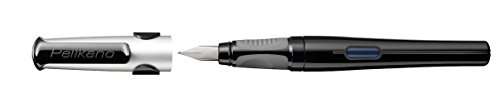 Pelikan 958850 Pelikano Füllhalter Feder M für Rechtshänder, schwarz - 4