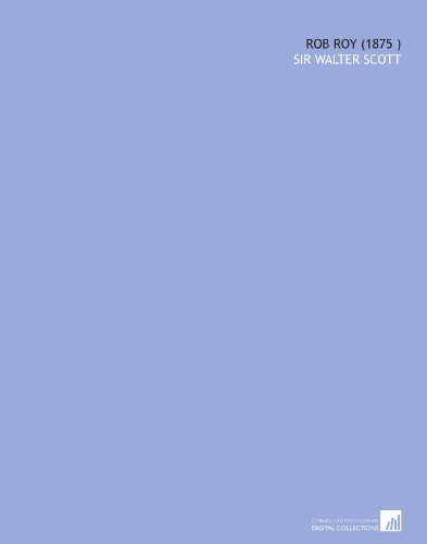 Rob Roy (1875 ) livre